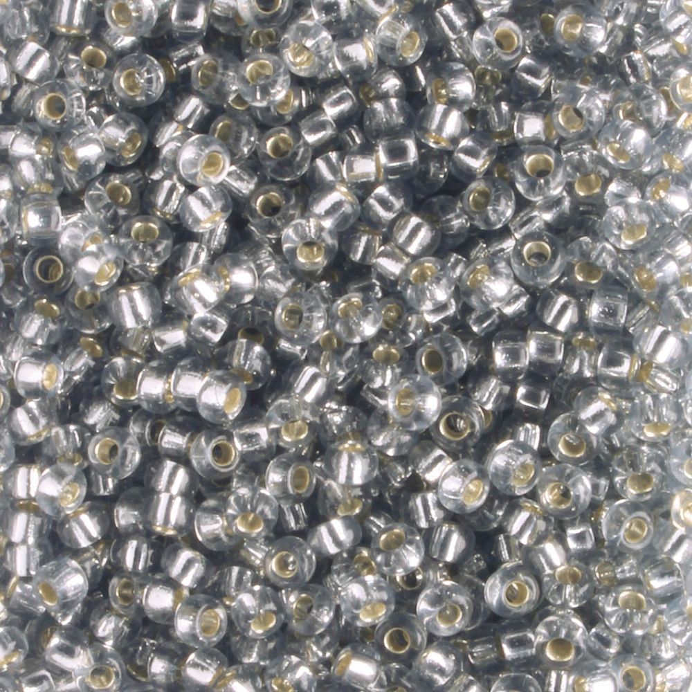 11-0021L Silver Lined Grey - 10 grams