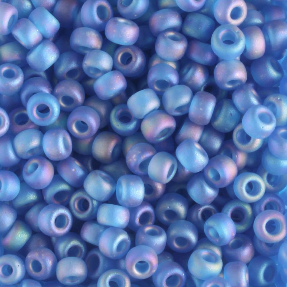 8-0149FR Matte Transparent Capri Blue AB - 10 grams