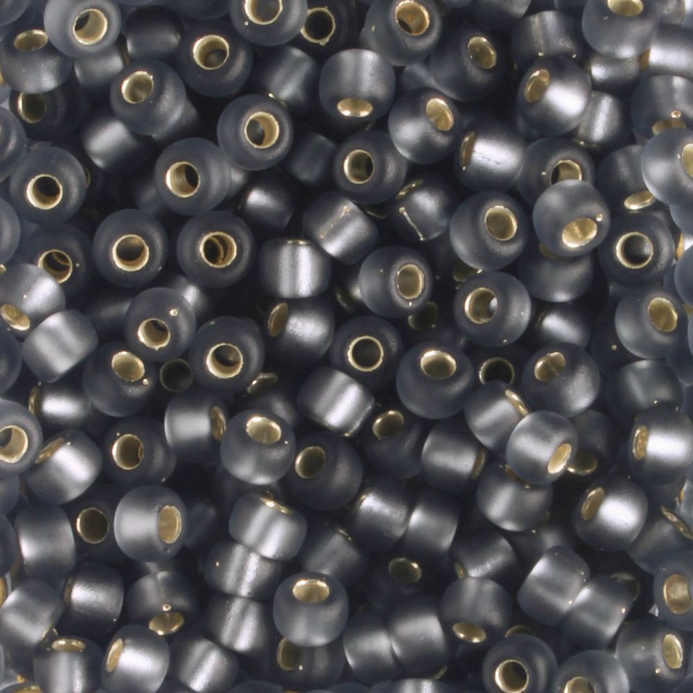 8-0021F Silver Lined Matte Gray - 10 grams