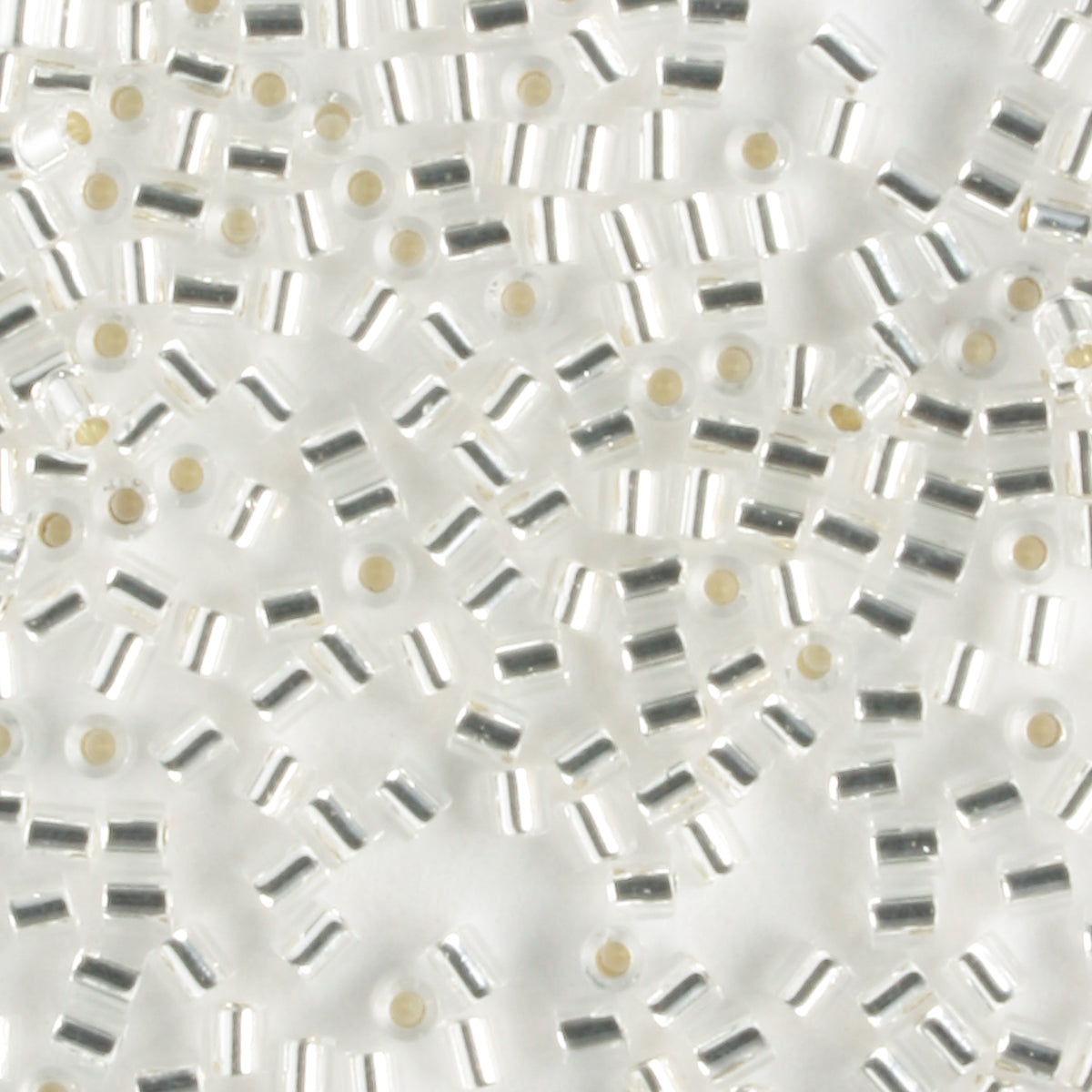 1.5mm Bugle Silver Lined Crystal - 7 grams