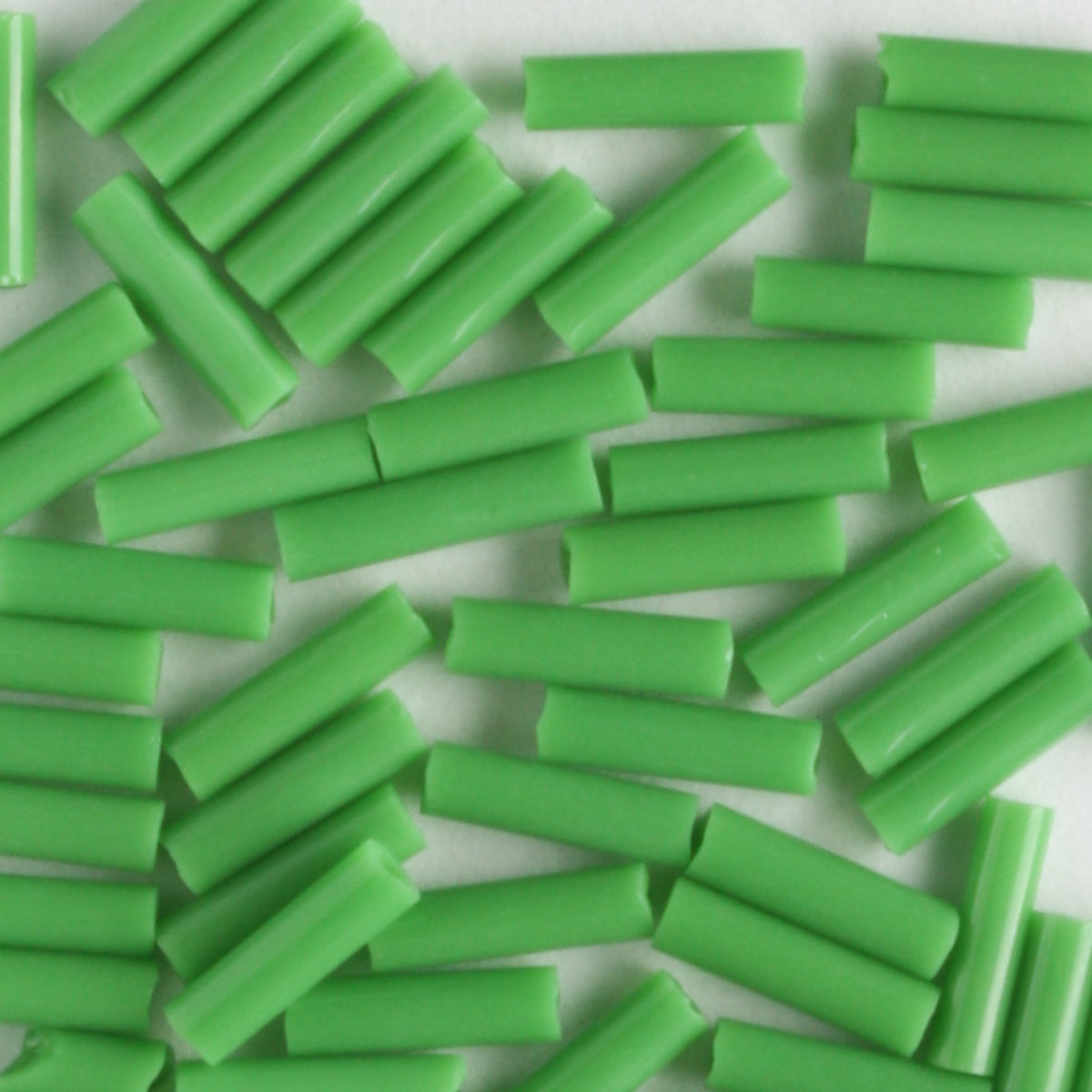 6mm Bugle Opaque Green