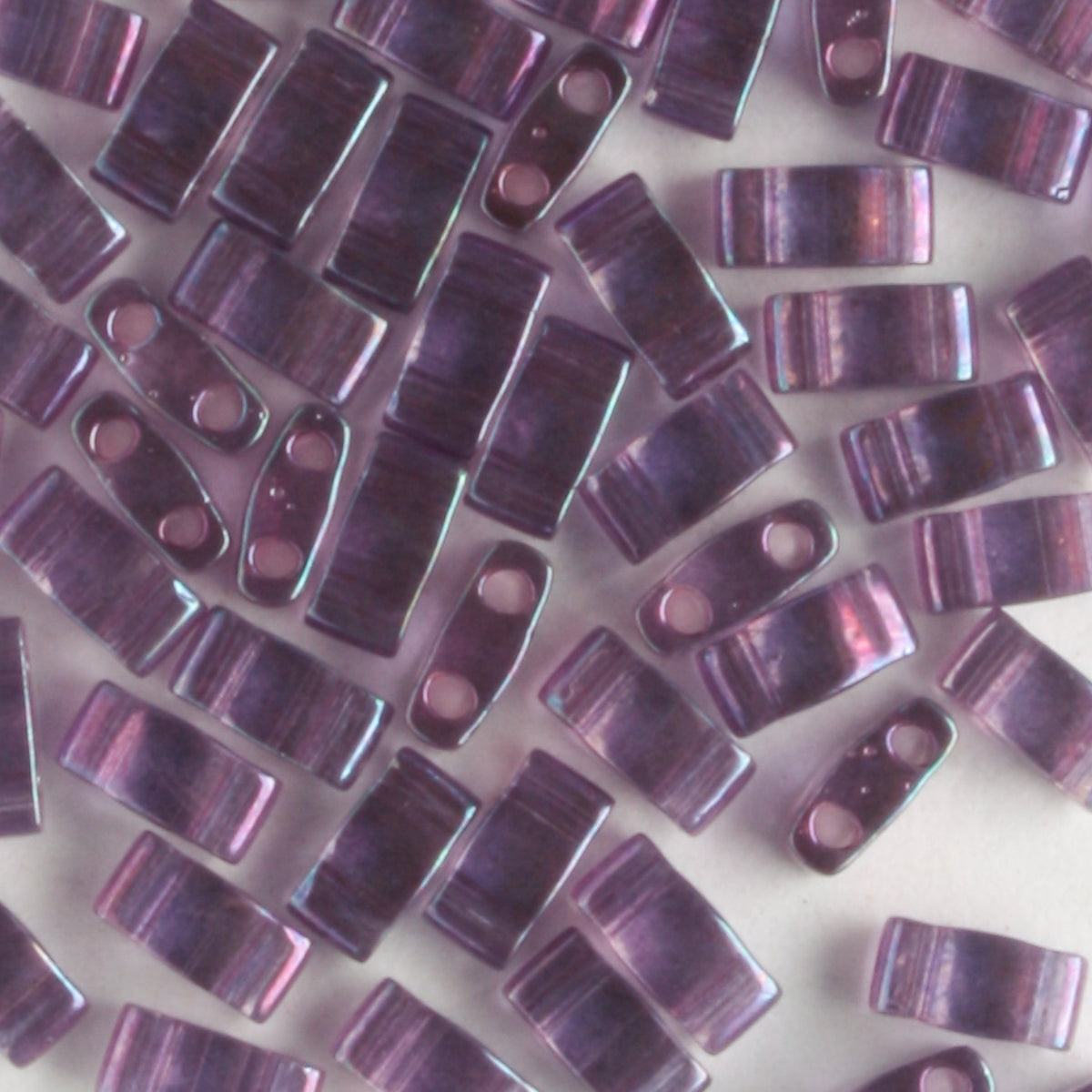 Half Tila Transparent Luster Light Amethyst - 5 grams