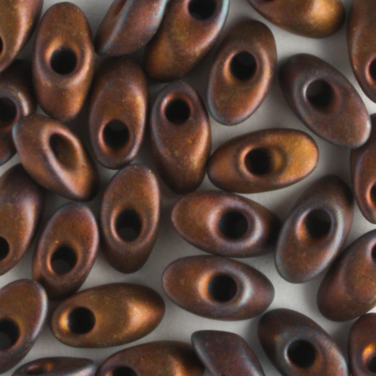 Magatama Metallic Matte Rainbow Copper - 10 grams