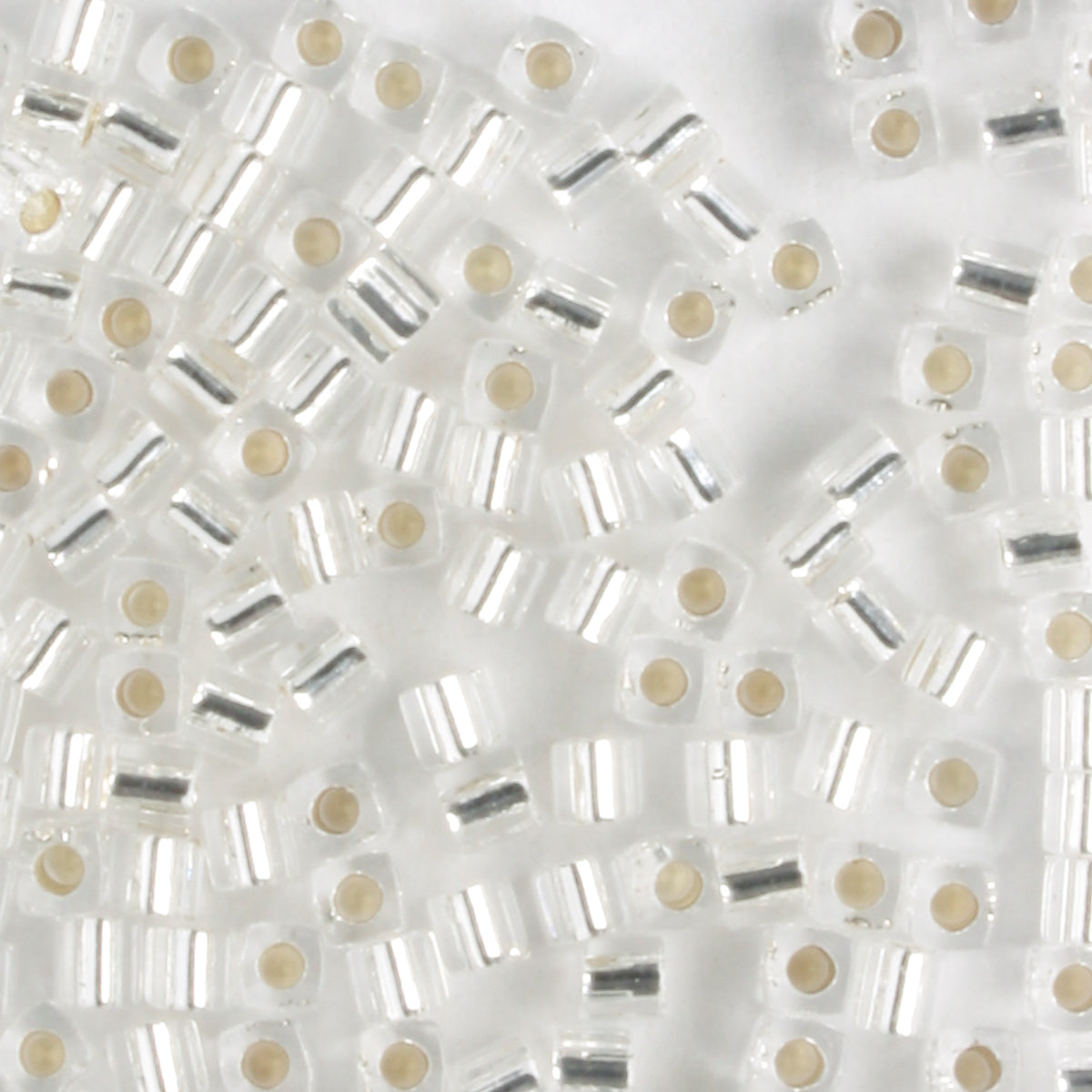 1.8mm Cube Silver Lined Crystal - 10 grams