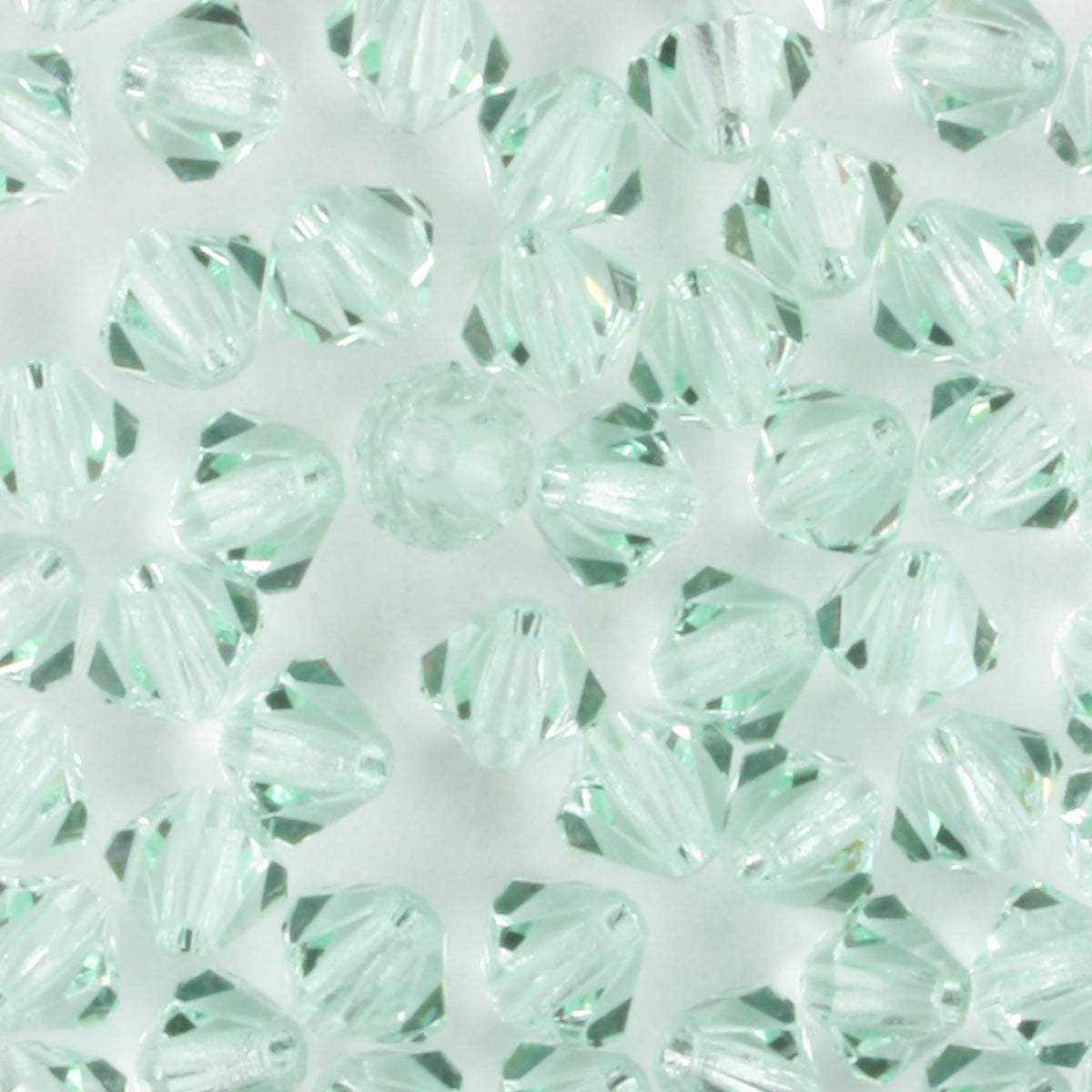 4mm Bicone Chryosolite - 48 beads