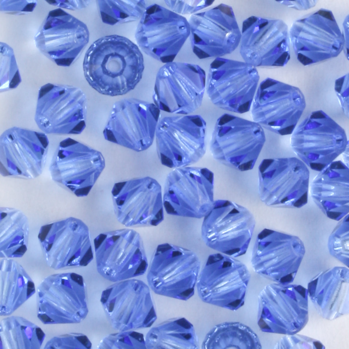 4mm Bicone Sapphire - 48 beads