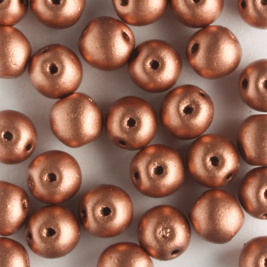 Rounduo Vintage Copper - 50 beads