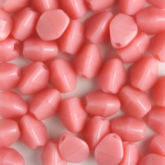 Pinch Bead Carnation Pink - 100 beads