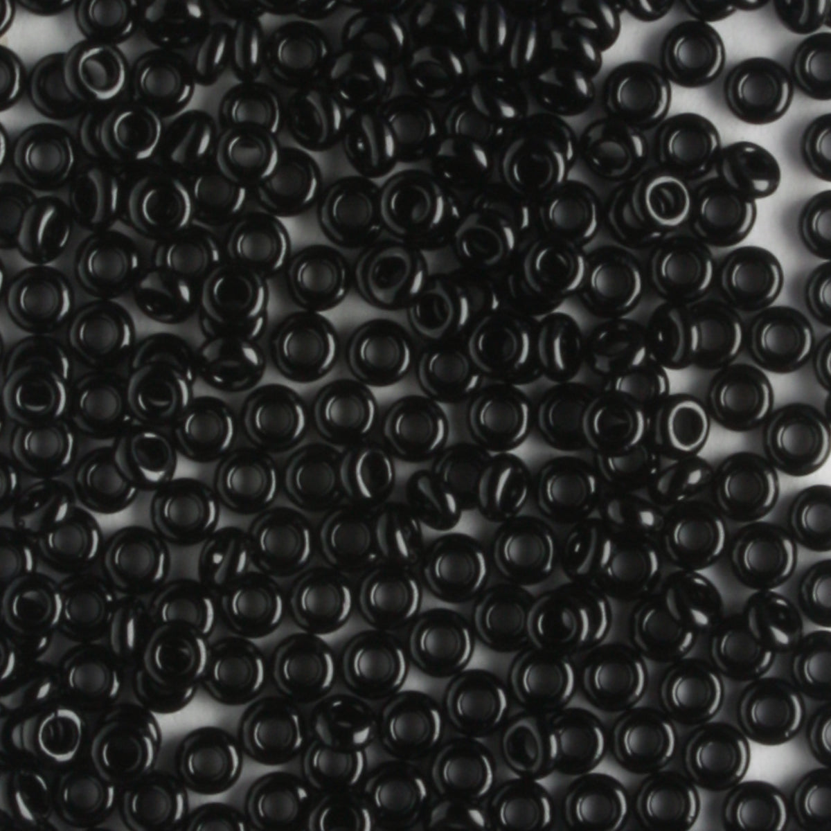 11/0 Demi Round Jet - 10 grams