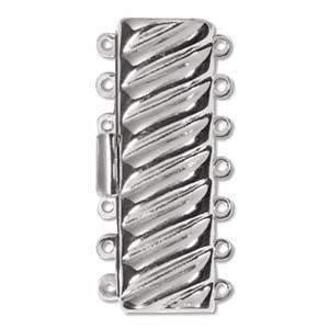 7 Strand Clasp Silver