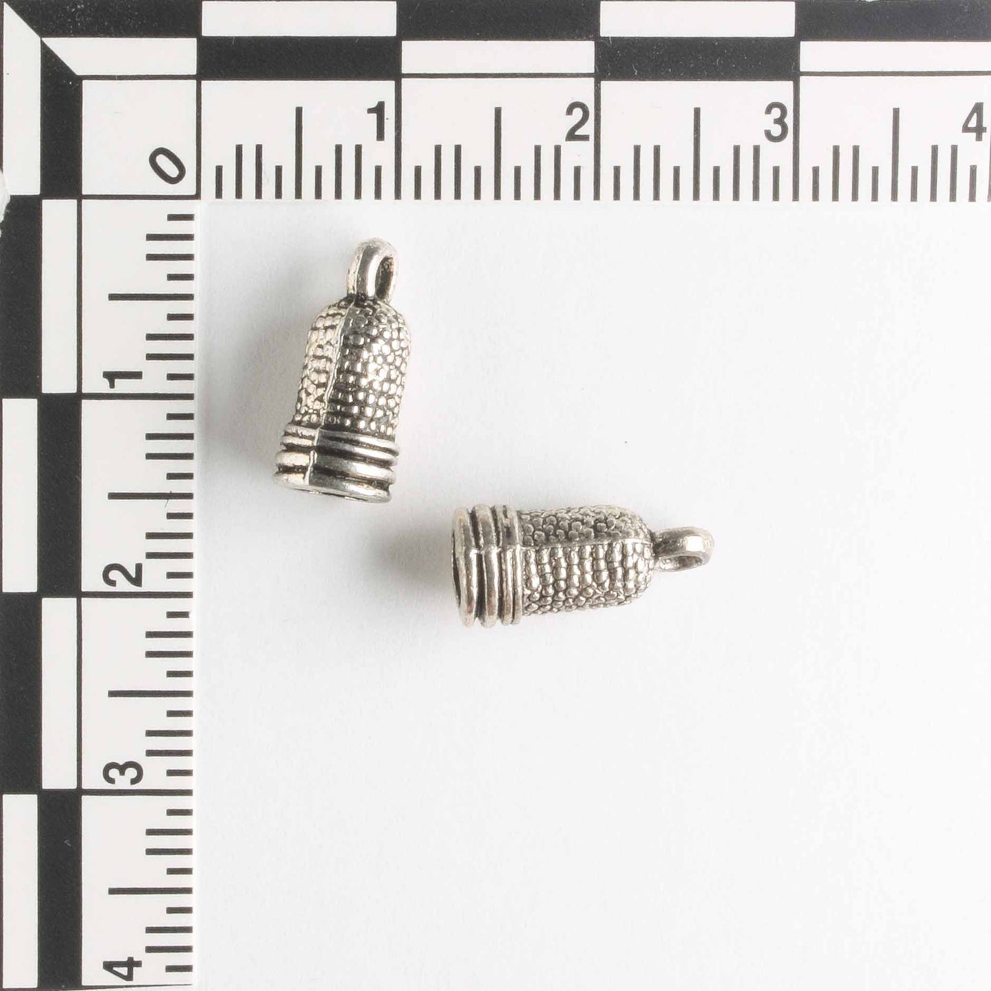 Pewter Cord End - 2 pair