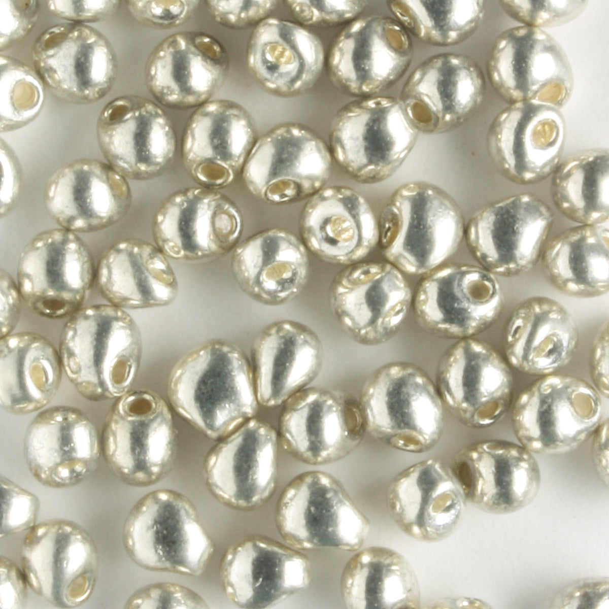 Fringe Bead Galvanized Silver - 10 grams