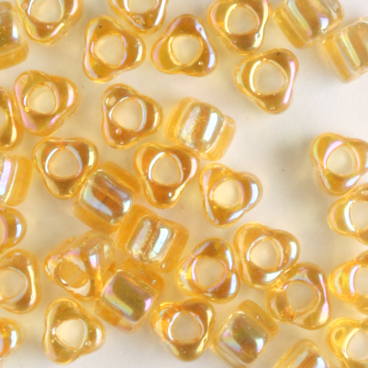 5/0 Triangle Iris Amber Yellow - 5 grams