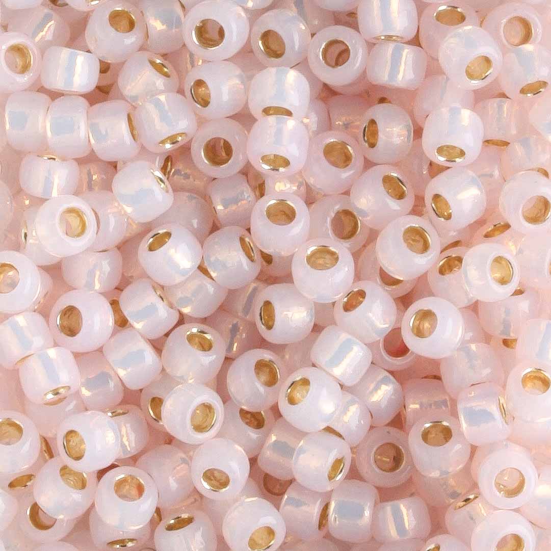 8/0 PermaFinish Silver Lined Milky Soft Pink - 10 grams