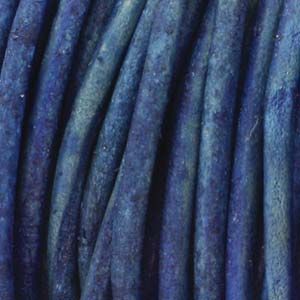 1mm Leather Dyed Antique Blue - foot