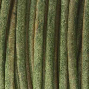 1mm Leather Dyed Antique Dark Green - foot