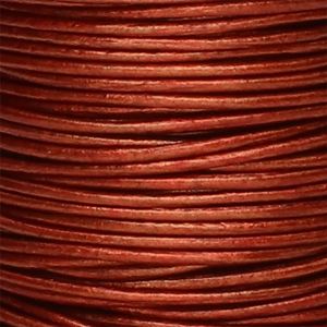 1mm Leather Metallic Copper - foot