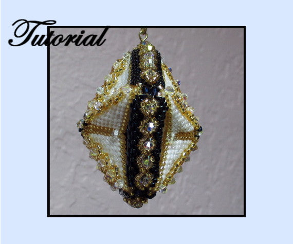 Midnight Star Christmas Ornament Pattern - PDF