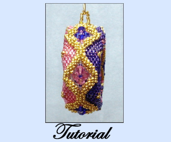 Star within Ornament with Fancy Garland Edge Pattern - PDF
