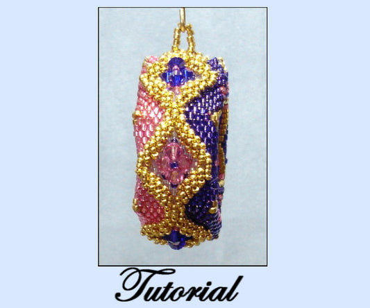 Star within Ornament with Fancy Garland Edge Pattern - PDF