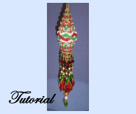 Stefanie Christmas Ornament Pattern - PDF