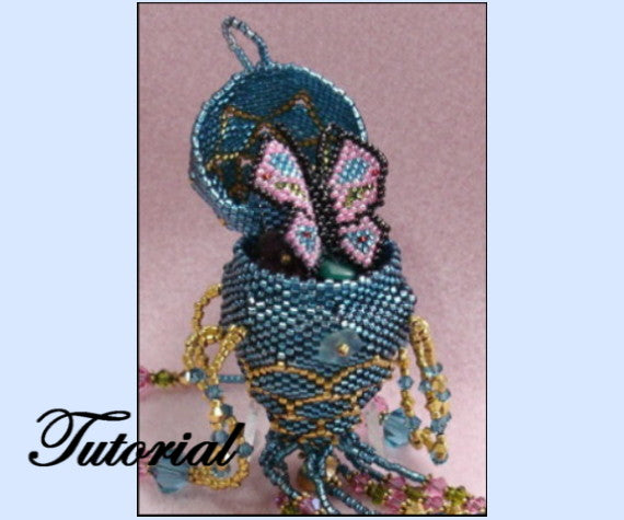 Jewel Cocoon Necklace Pattern - PDF