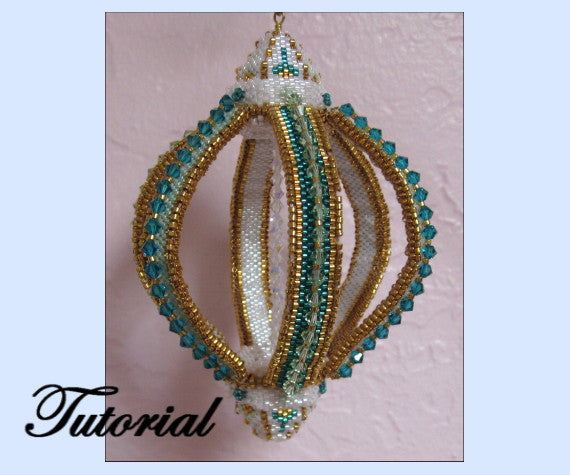 The Open Crystal Ball Ornament Pattern - PDF