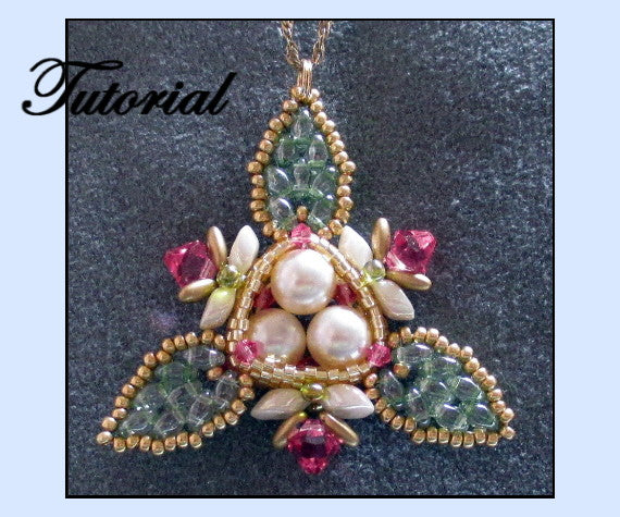Trillium Pendant Pattern - PDF