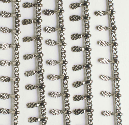 Antique SIlver Chain - foot