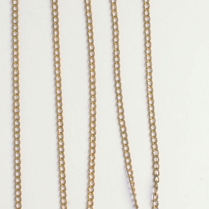 Antique Gold Chain - foot