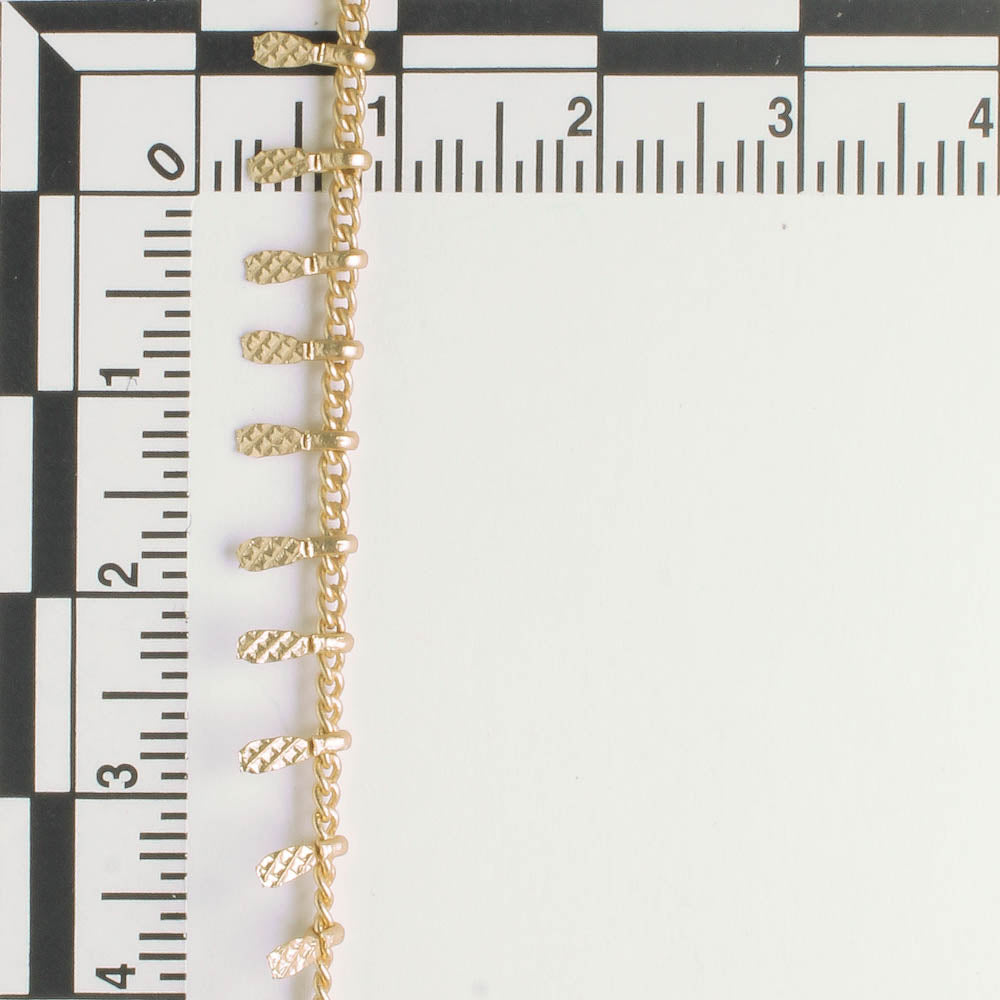 Matte Gold Chain - foot