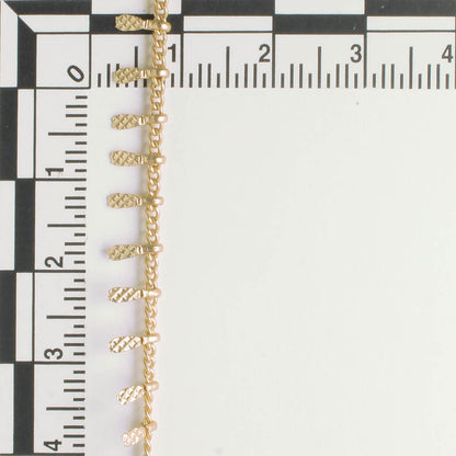 Matte Gold Chain - foot