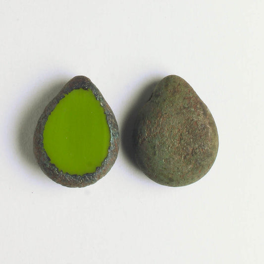 Polished Drop Olive Picasso