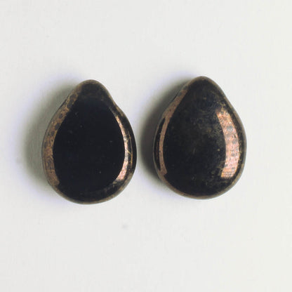 Polished Drop Jet Moon Dust