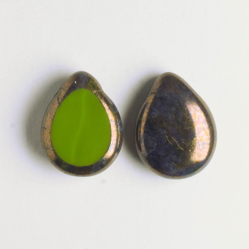 Polished Drop Olive Bronze Picasso