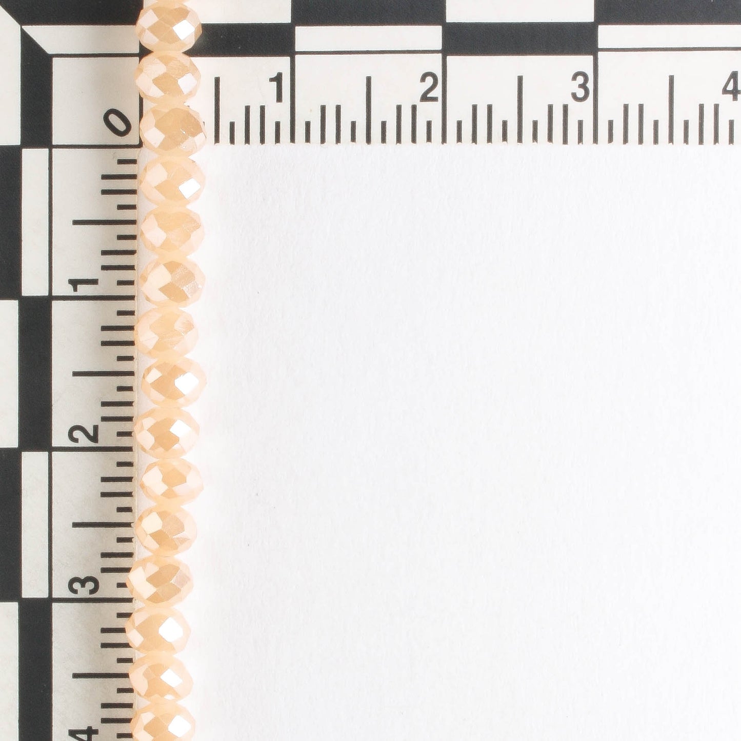 Chinese Crystal Rondelles - 8" strand