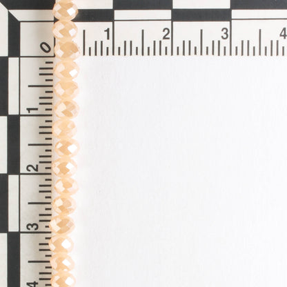 Chinese Crystal Rondelles - 8" strand