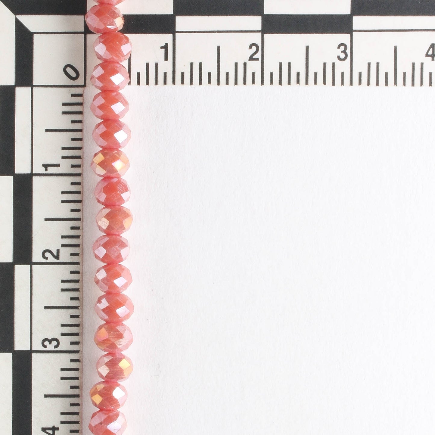Chinese Crystal Rondelles - 8" strand