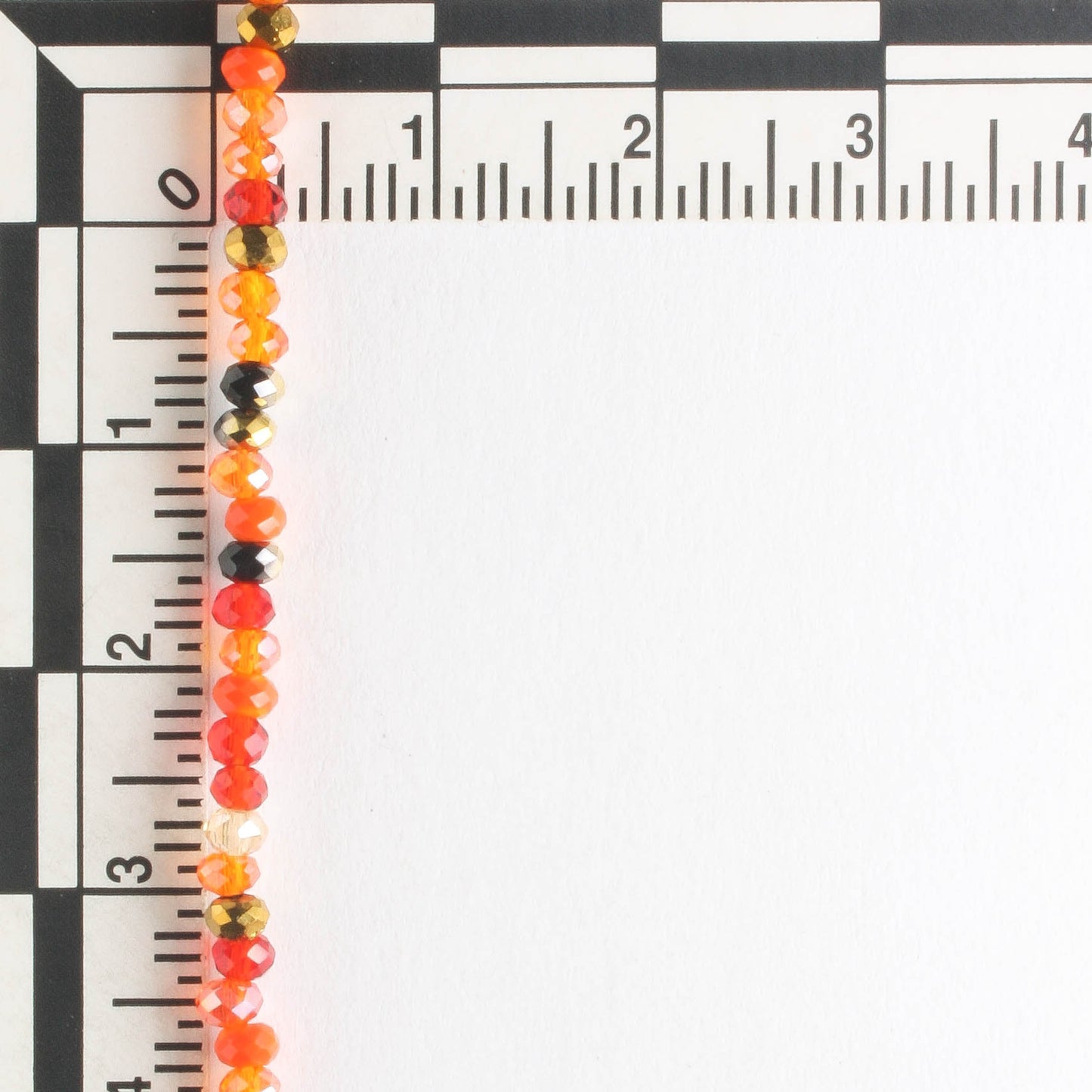 Chinese Crystal Rondelles - 8" strand