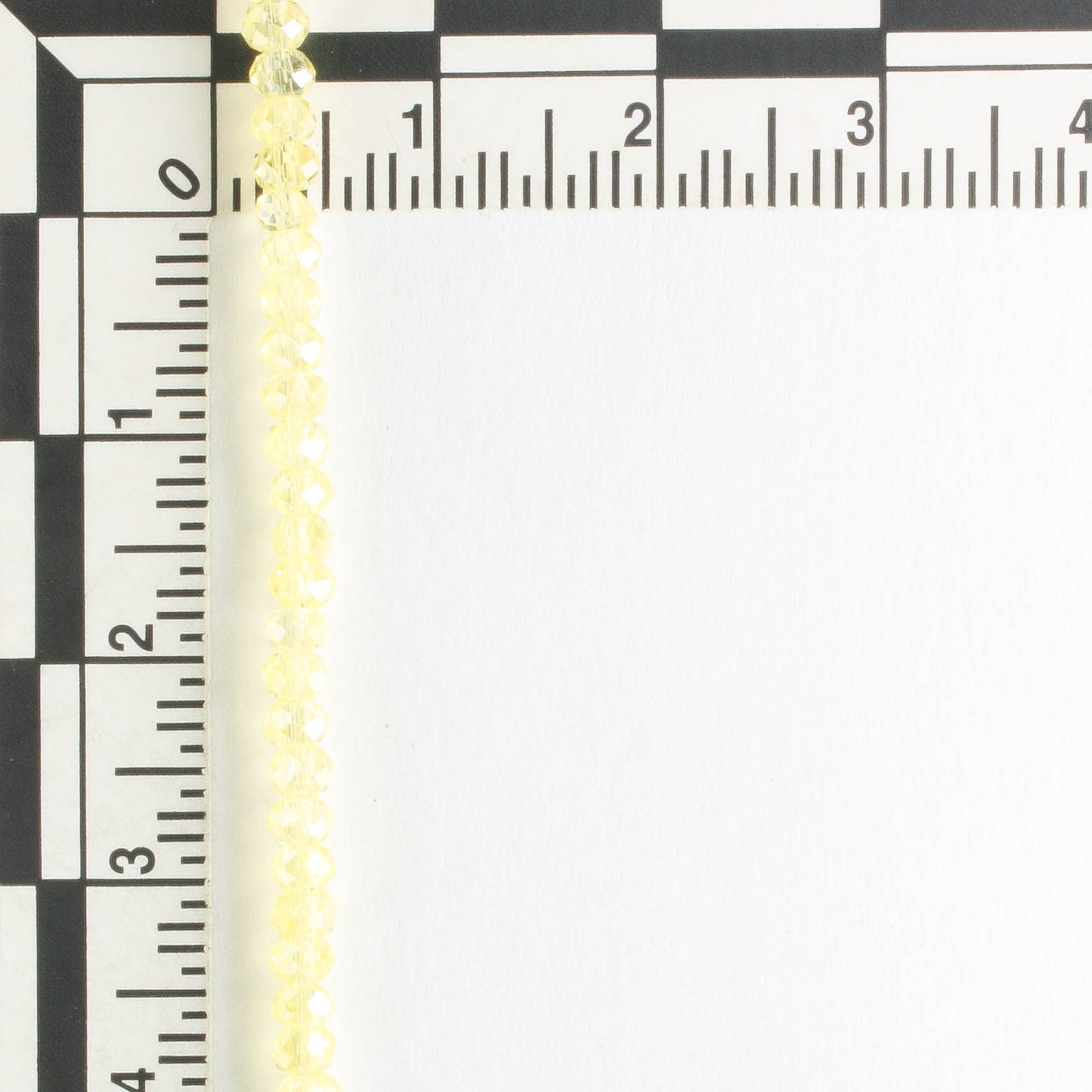 Chinese Crystal Rondelles - 8" strand