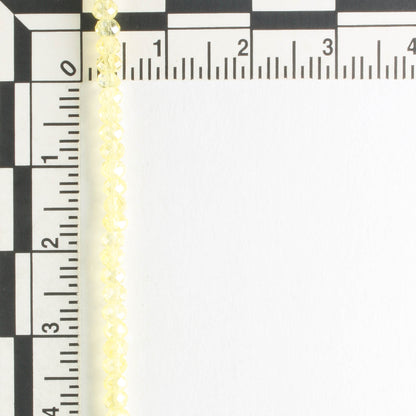 Chinese Crystal Rondelles - 8" strand