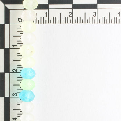 Chinese Crystal Rondelles - 8" strand