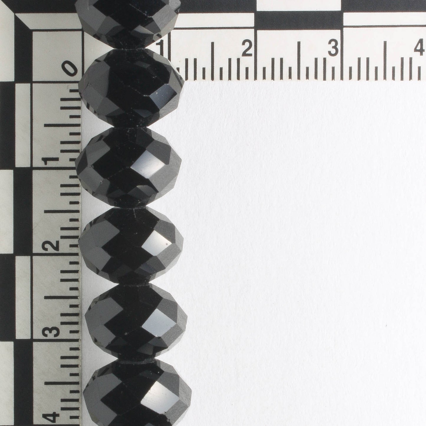 Chinese Crystal Rondelles - 8" strand