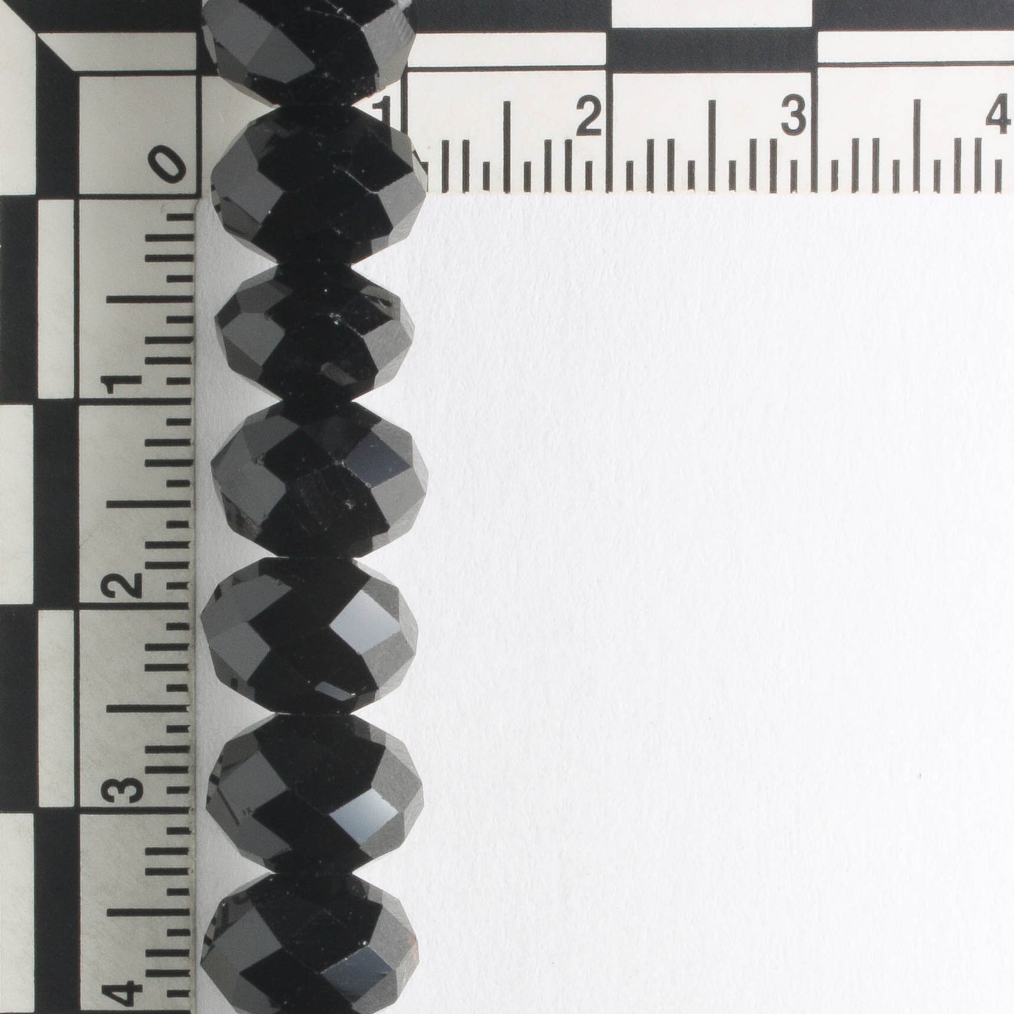 Chinese Crystal Rondelles - 8" strand