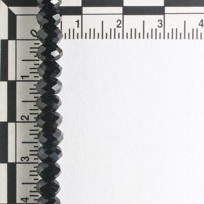 Chinese Crystal Rondelles - 8" strand