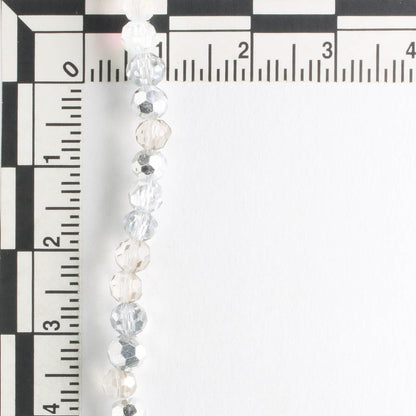 Chinese Crystal Rounds - 8" strand