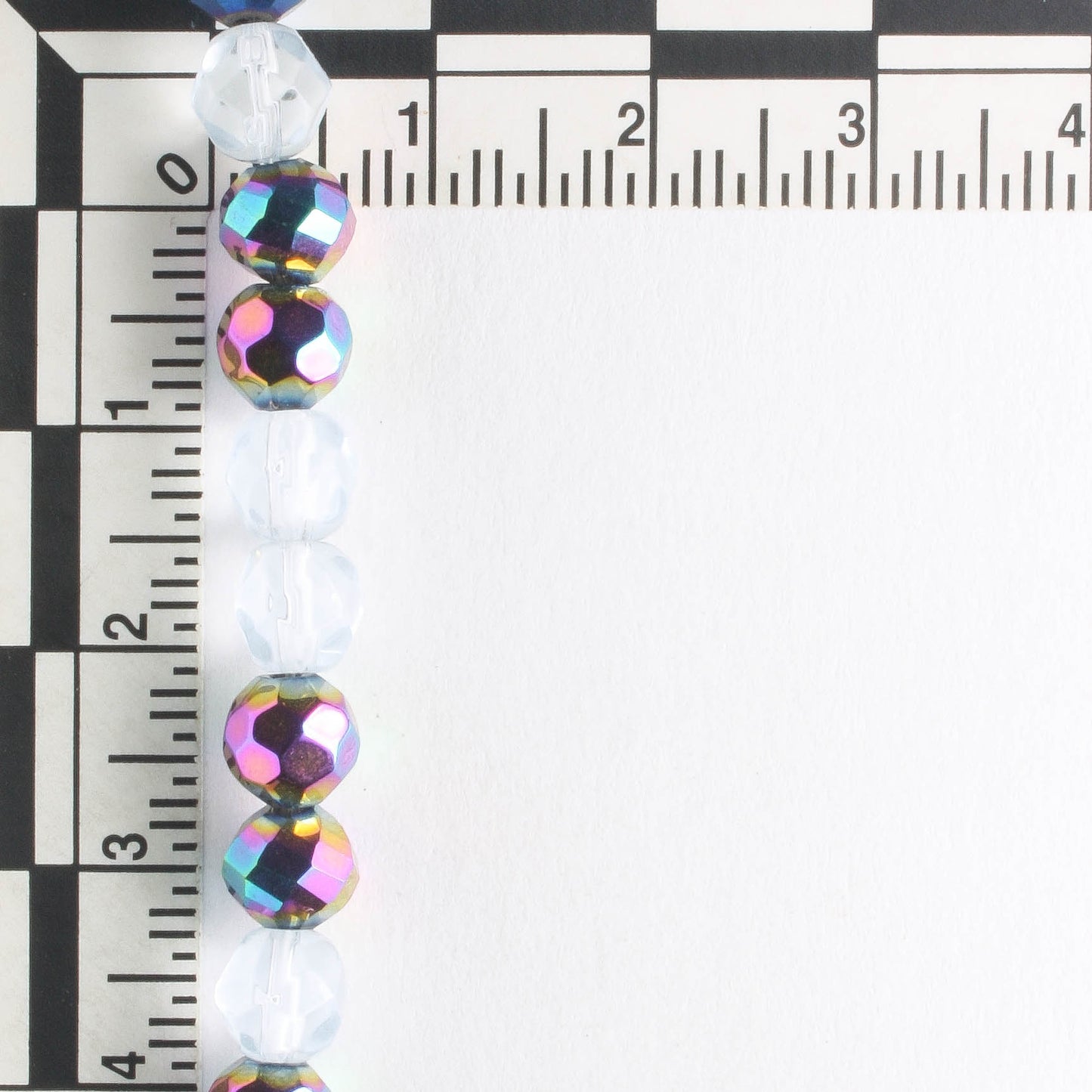 Chinese Crystal Rounds - 8" strand