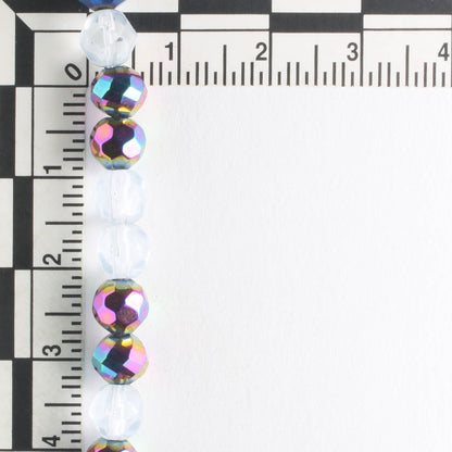 Chinese Crystal Rounds - 8" strand