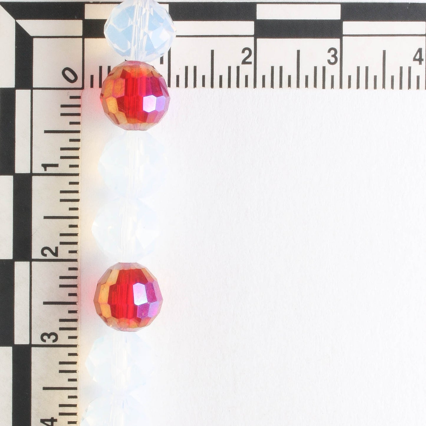 Chinese Crystal Rounds - 8" strand
