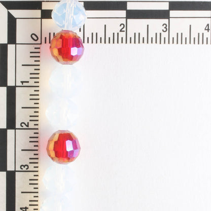 Chinese Crystal Rounds - 8" strand